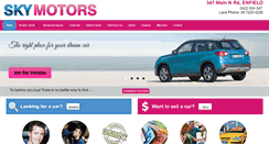 Desktop Screenshot of mobile.skymotors.com.au